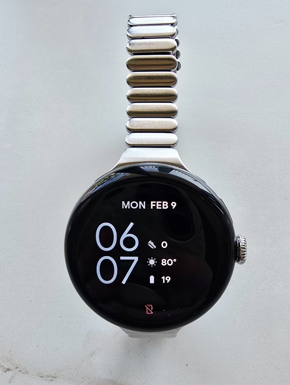 Google PIXEL 2 And Slim Metal Silver Band